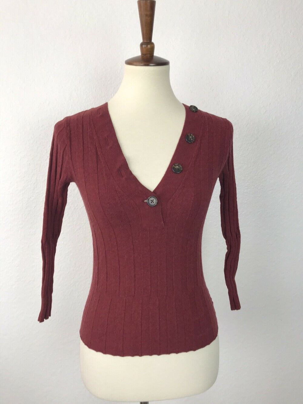 J. Crew Henley Sweater Ribbed Classic Preppy Collegiate Heritage Minimalist